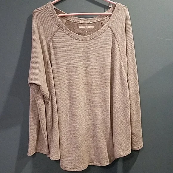 Tommy Hilfiger Sport Striped Long Sleeve Pullover Top XL - Picture 1 of 6